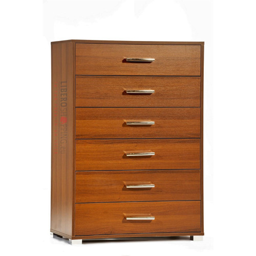 Cassettiera legno con - in,