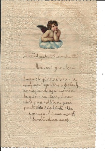 N543 letterina natale ai - natale,