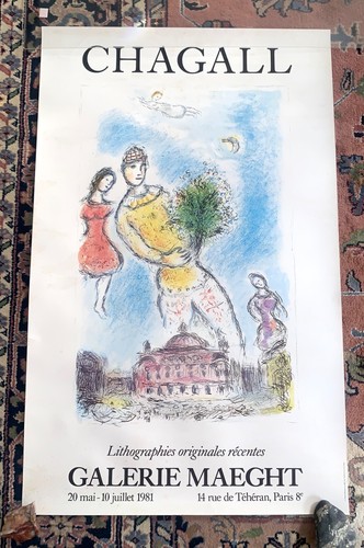 Chagall esposizione poster - chagall,