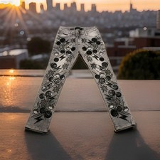 Jeans pearl grey - jeans, plein