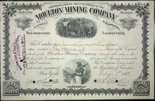 Moulton mining company deco - mining,