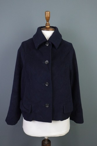 Giacca cappotto monopetto lana
