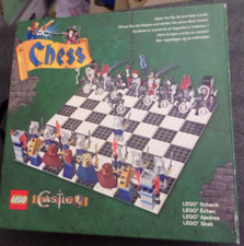 Lego 852001 Castle Chess Set   Con scatola originale senza scheletri neri