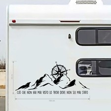 Adesivo camper frase viaggi