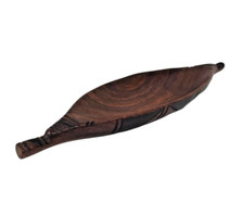 BARCA AFRICANA RIPRODUZIONE LEGNO DI BARCHINO AFRICANO INTAGLIATA E FATTA A MANO