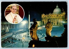 Roma Lazio Italia Cartolina Basilica di San Pietro Papa e Centro Veduta Aerea 1970