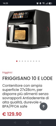 Friggitrice aria litri - aria, 10