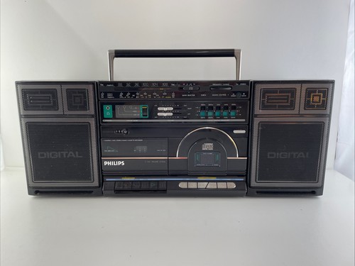 Philips cassette radio - philips, cd-cassette-radio
