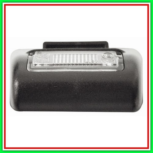 Luce targa con - targa, lampadina