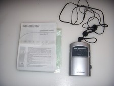GRUNDIG MICRO BOY 61 RADIO AM/FM PORTATILE SILVER DA CINTURA ANALOGICA