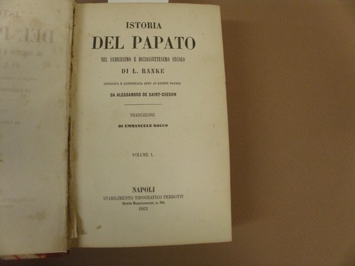Istoria del papato vol - istoria,