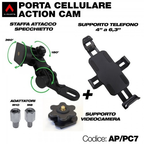 Porta cellulare action - cellulare, cam