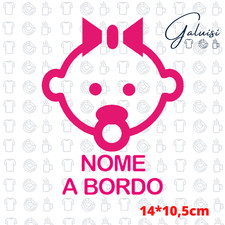 ADESIVO BIMBA BEBE' A BORDO