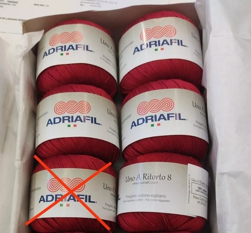 Stock 250 gomitoli 100 - 250,