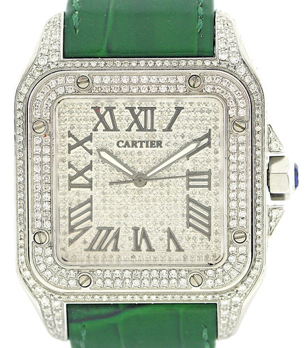 Cartier santos 100 - 100, acciaio
