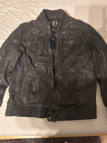 Giacca uomo pelle trussardi - giacca,