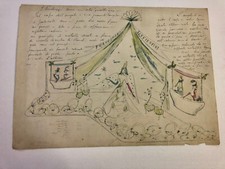 Franz Marangolo, Progetto Per Una Vetrina, Profumi Soffientini ,2 Vecchi Disegni