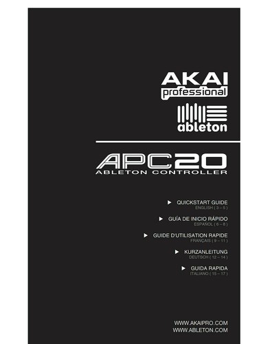 Akai apc20 ableton controller - akai,
