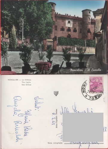 Cartolina moncalieri il - cartolina, (to).