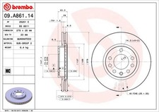 COPPIA DISCHI FRENO BREMBO