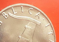 5 LIRE 1974 ERRORE -VARIE