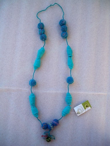 Collana lana cotta lunga - collana,