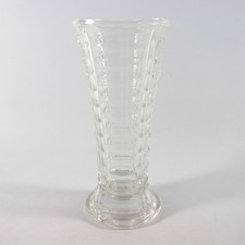 VECCHIO VASO DA FIORI IN VETRO VINTAGE GLASS VASE h 18.5 cm - W430