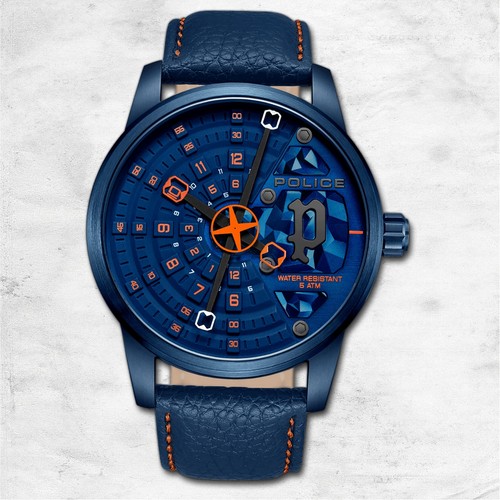 Police pelle uomo orologio - police,