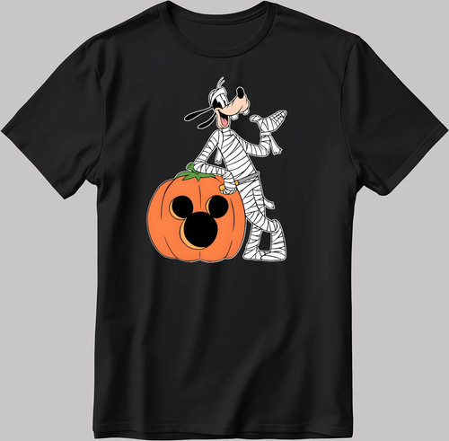 Maglietta disney pippo nera - maglietta,