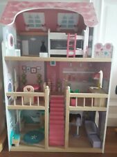 Magione Casa delle Bambole Grande Bambine Wood DAMERIK legno montata tenuta bene