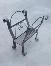 PORTALEGNA FERRO BATTUTO NERO CAMINO CAMINETTO STUFA 40X40X H.48 CM