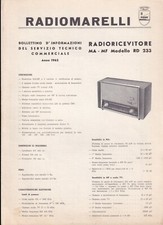 Radioricevitore MA - MF Modello RD 233  Radiomarelli - 1962