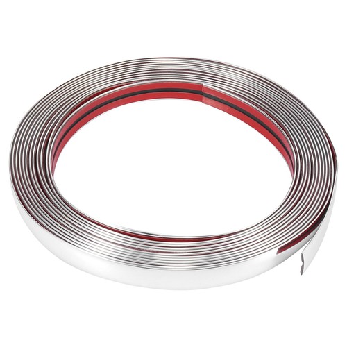 8mx20mm pvc cromo - argento, tono