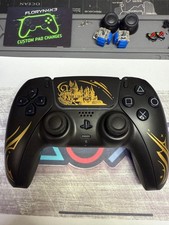 DualSense PS5 Hogwarts Legacy *CUSTOM* Hall Effect TMR come NUOVO* NON piu Drift