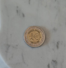 Moneta RARA commemorativa 2 euro UEM 1999-2009 – Repubblica Italiana