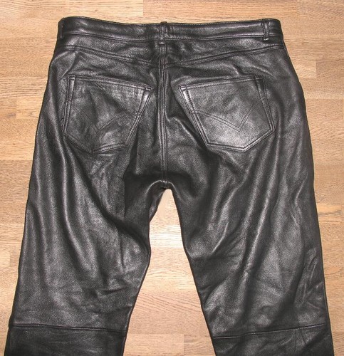 Jeans pelle uomo - jeans,
