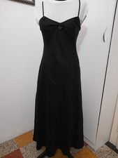 Abito sottoveste nero TG 38 in