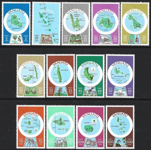 Vanuatu 1980 set definitivo - vanuatu,