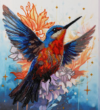 Kit ricamo perline colibrì -