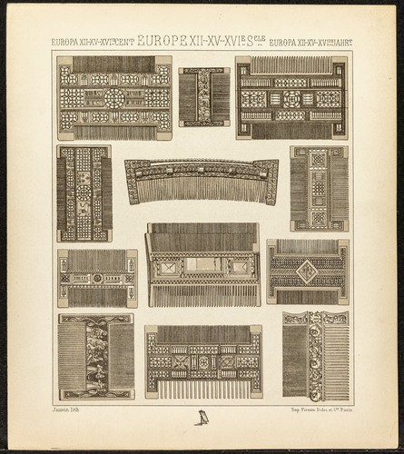 1890 pettini antichi - 1890,