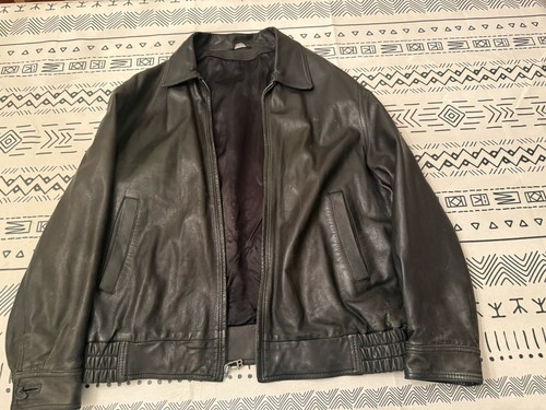 Giacca pelle bally - pelle, vintage