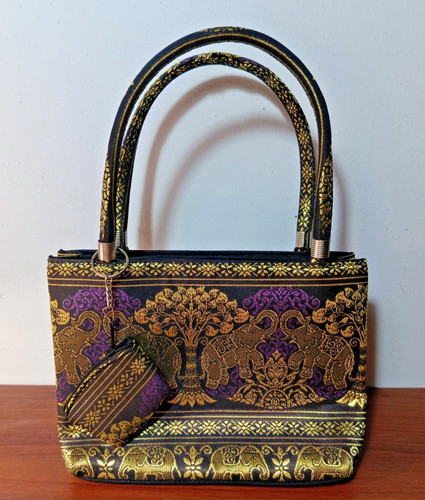 Una classica borsa tessuto - classica,