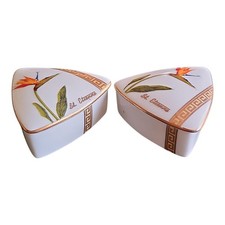 Coppia Scatoline Porcellana