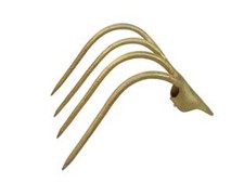 FORCA A 4 DENTI PIEGATI DA