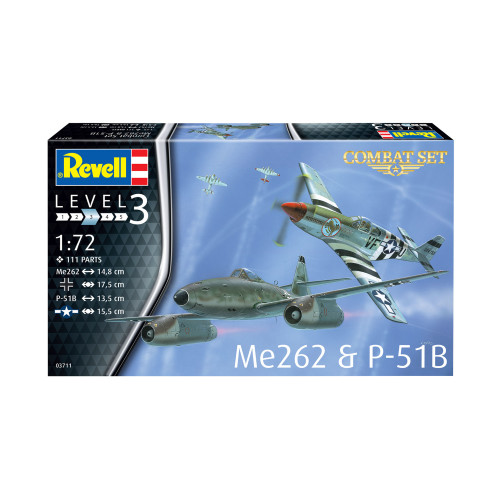 Me262 51b combat set kit - p-51b,