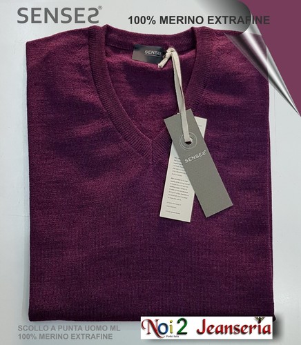 Maglia scollo punta senses - a,