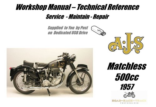 Ajs matchless 500cc manuale - matchless,