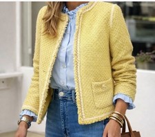 Giacca blazer Zara giallo
