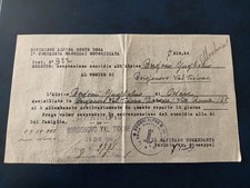 Documento RSI Divisione Alpina Monte Rosa Diserzione 1944 Borgonovo Val Tidone