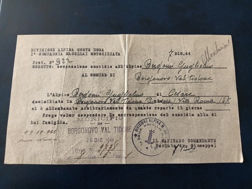 Documento rsi divisione alpina - divisione,